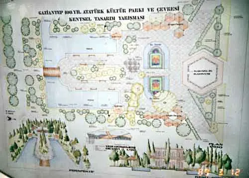 Gaziantep 100. Yıl Atatürk Kültür Parkı ve Çevresi Kentsel Tasarım Proje Yarışması - 6