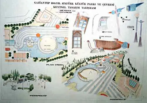 Gaziantep 100. Yıl Atatürk Kültür Parkı ve Çevresi Kentsel Tasarım Proje Yarışması - 7