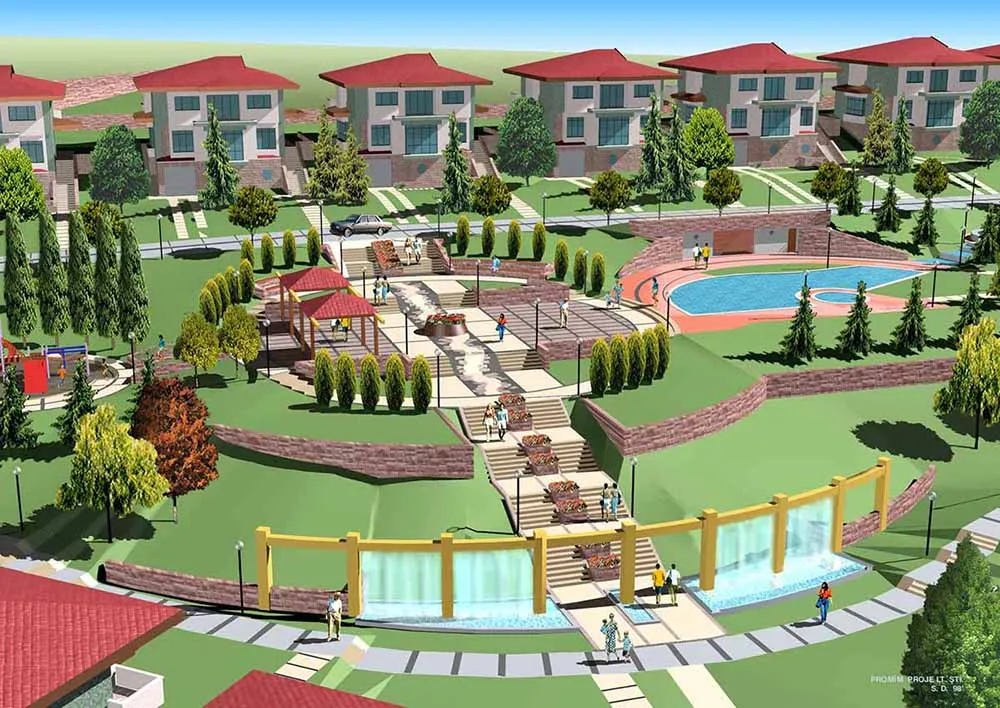 Koz İncek Mansions Landscape Design Project