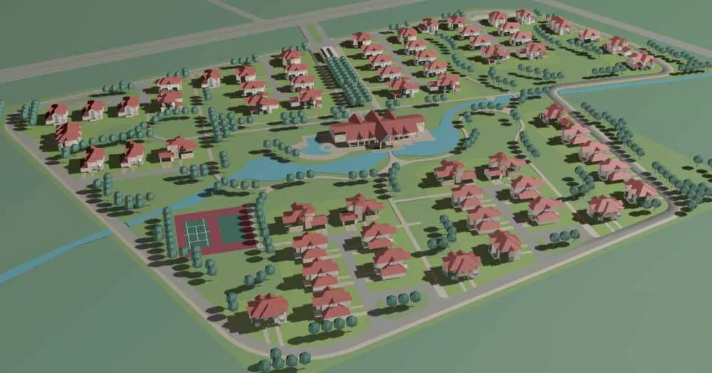 Crystal Air Residential Compound Conceptual Design