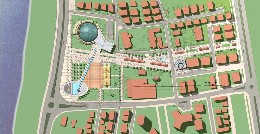 Mersin Mugdat Culture Square Surroundings Landscape Project - 1