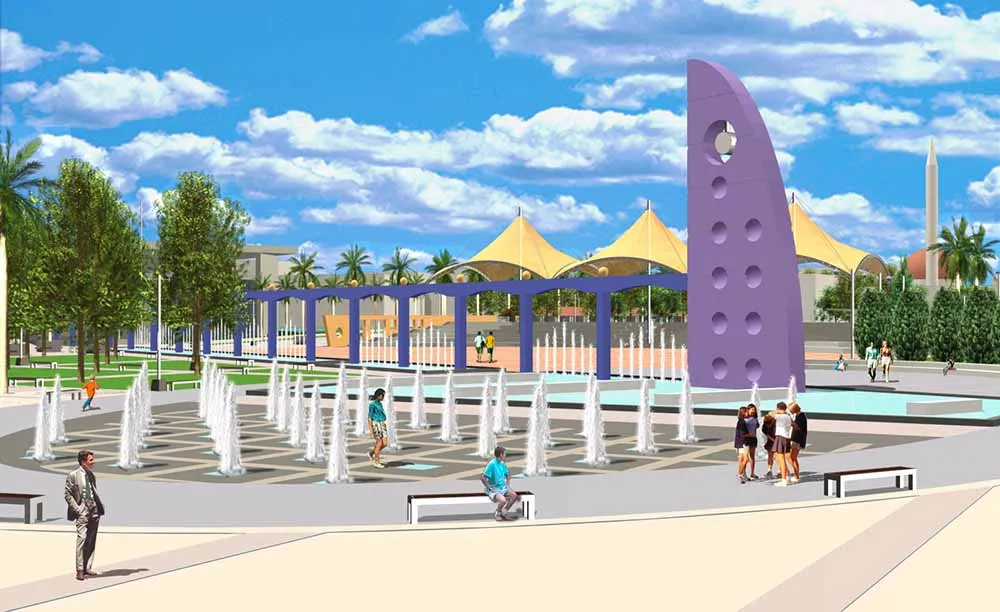Mersin Mugdat Culture Square Surroundings Landscape Project - 3