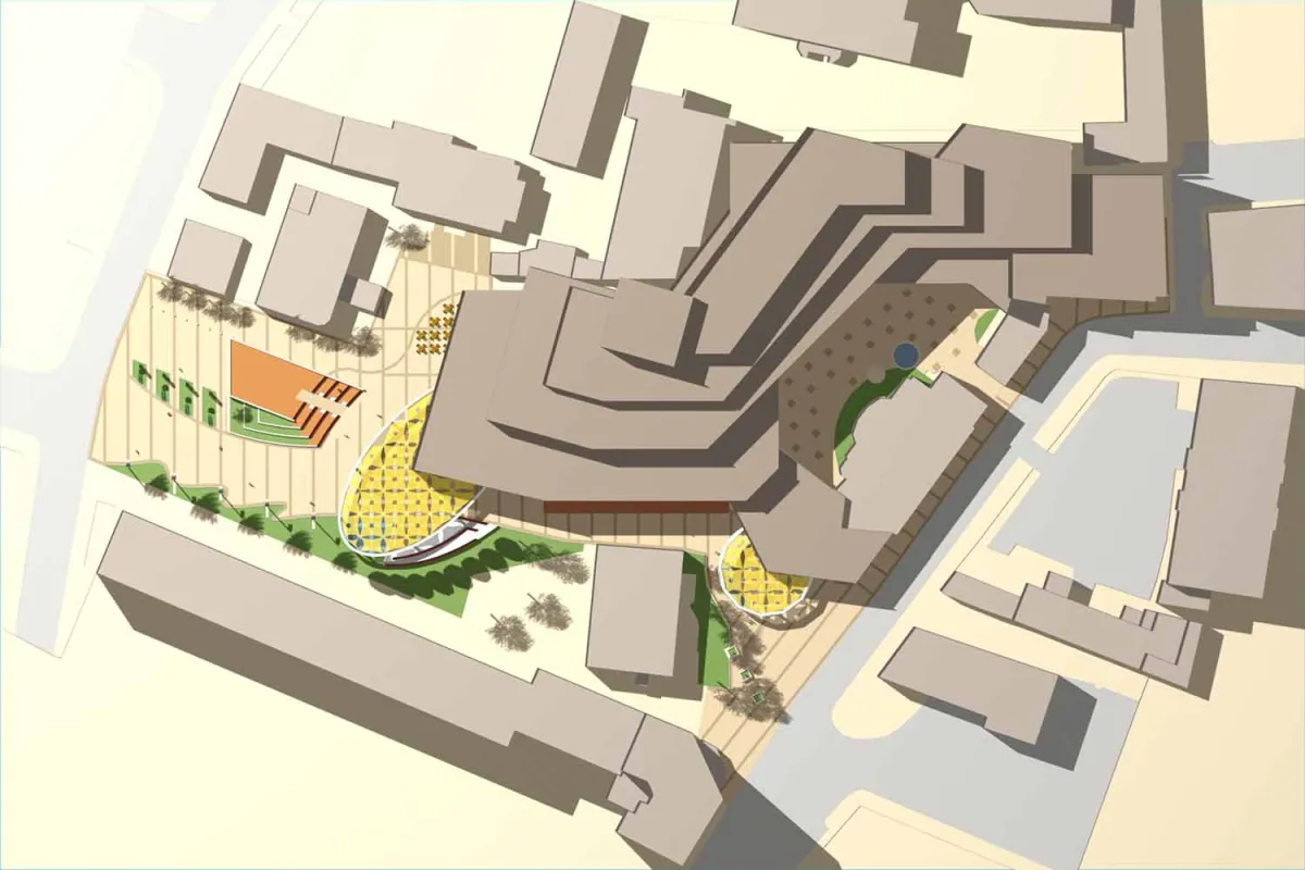 TOBTİM Moscow Trade Centre Landscape Design Project - 1