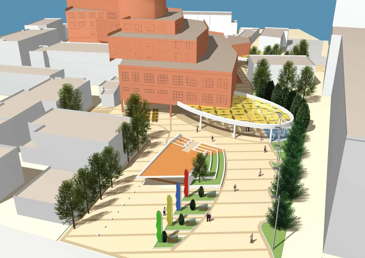 TOBTİM Moscow Trade Centre Landscape Design Project - 2