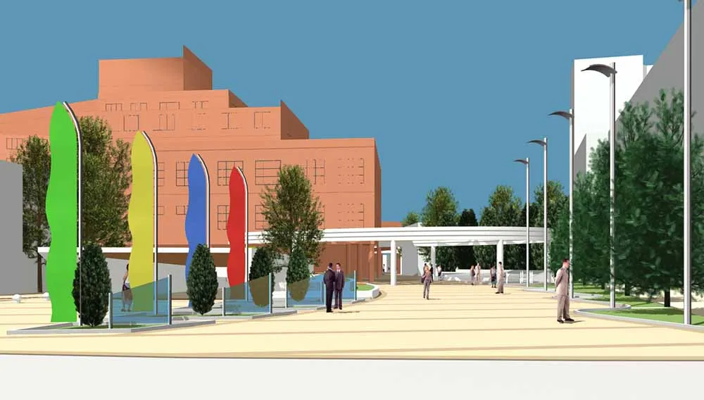 TOBTİM Moscow Trade Centre Landscape Design Project - 3