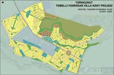 Temelli Yenihisar Villa Town Urban Design Project - 1