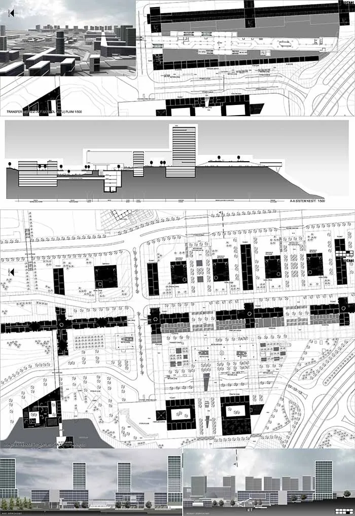 İstanbul Başakşehir Kent Merkezi İki Kademeli Kentsel Tasarım Proje Yarışması - 4