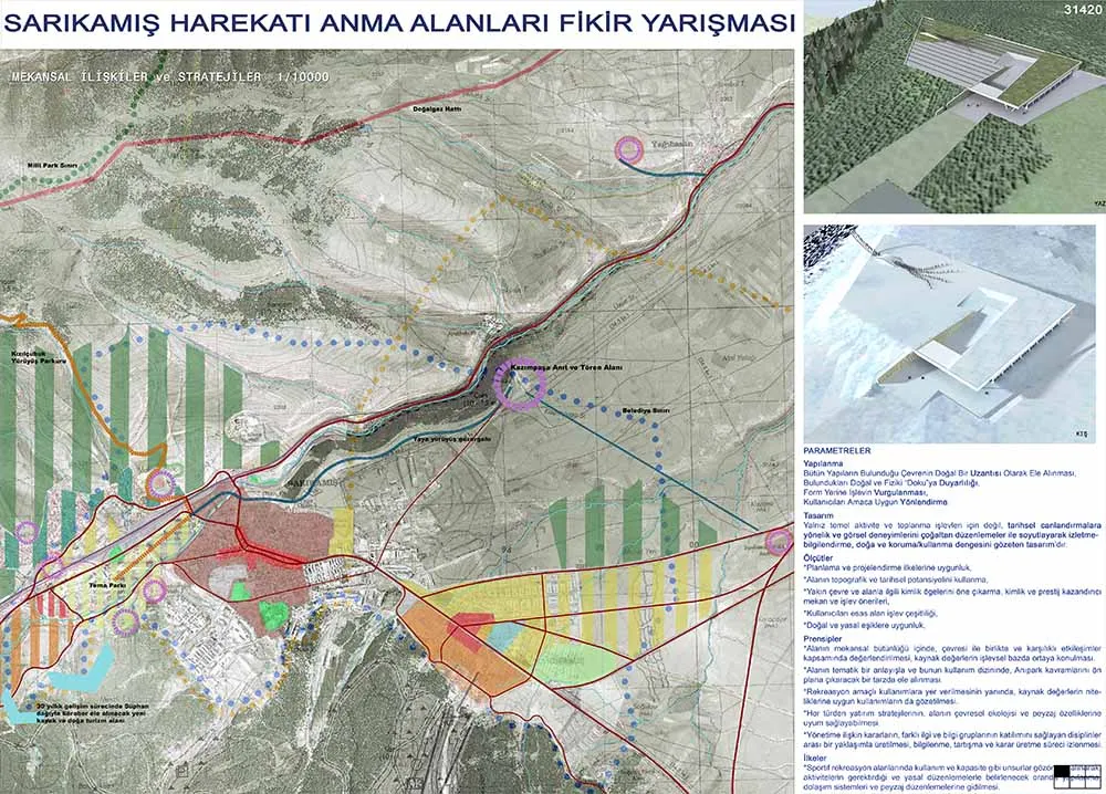 Sarıkamış Operation Memorial Areas Ideas Competition - 1
