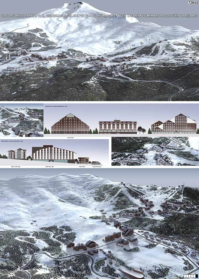 Uludağ Milli Parkı I. ve II. Gelişim Bölgeleri Peyzaj Planlama, Kentsel Tasarım Proje Yarışması - 6
