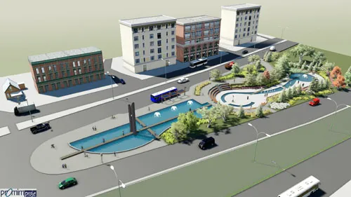 Kazan Town Entrance and Square - 4