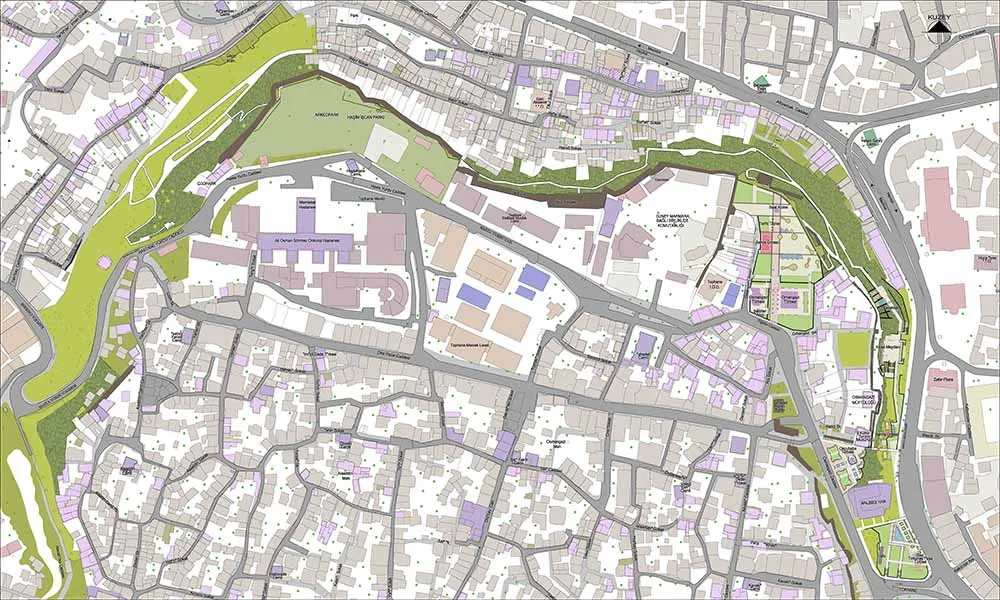 Historic Bursa City Walls and Tophane Slopes Project - 1