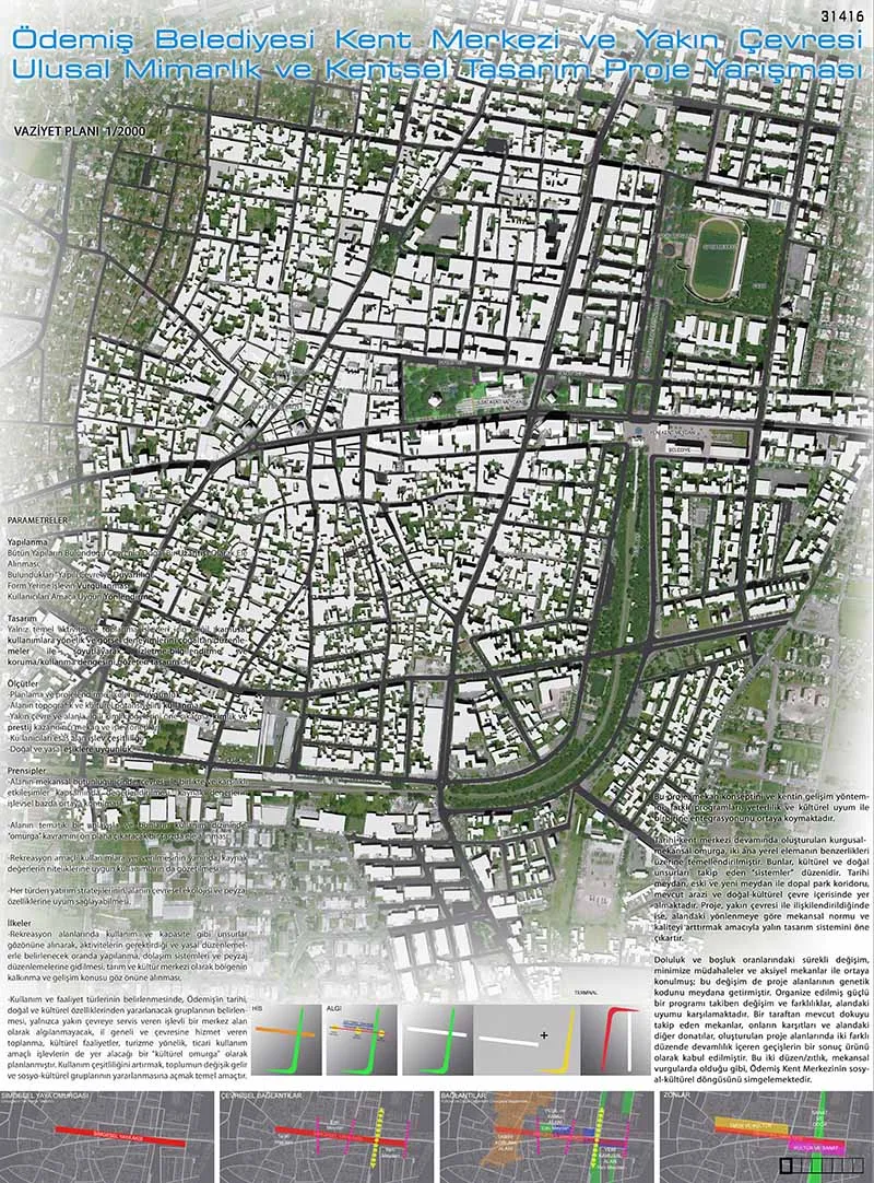 Ödemiş City Centre and Surroundings Urban Design Ideas Competition - 1