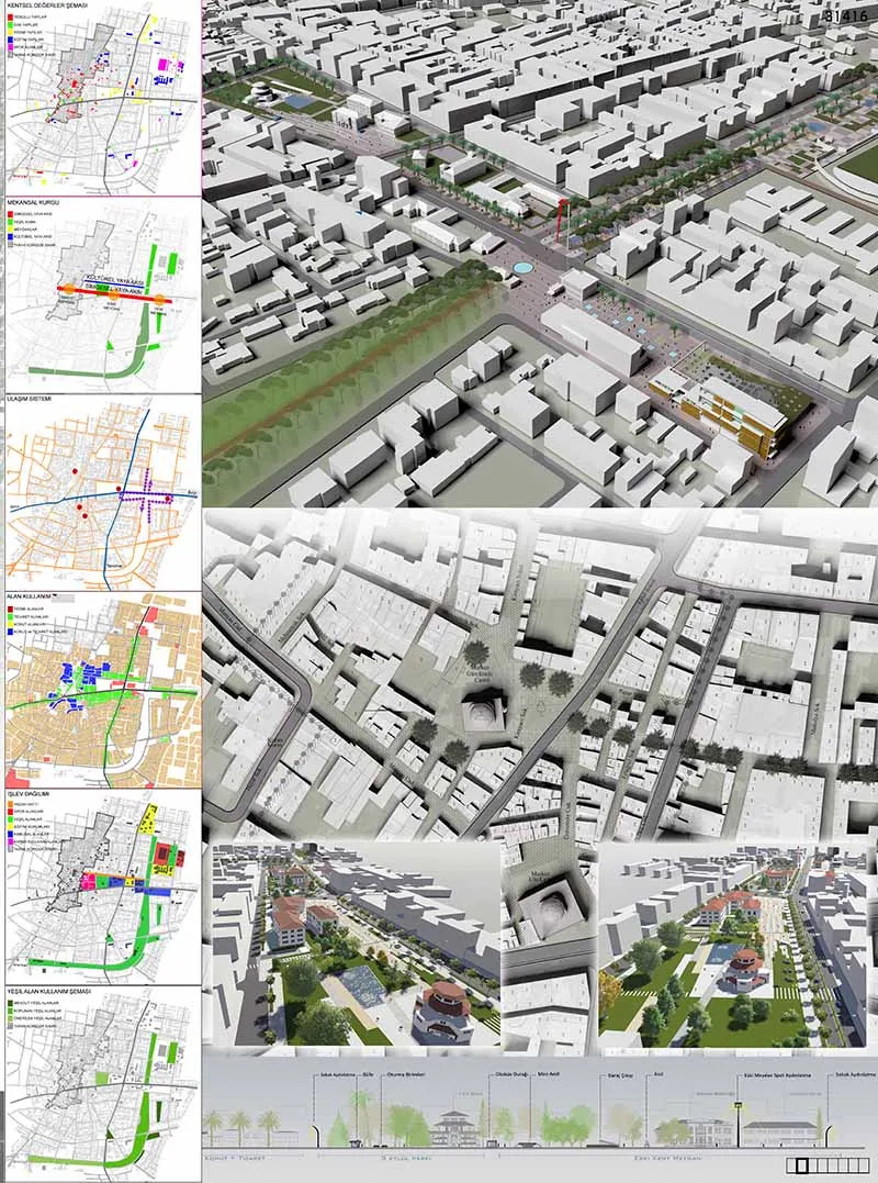 Ödemiş City Centre and Surroundings Urban Design Ideas Competition - 2
