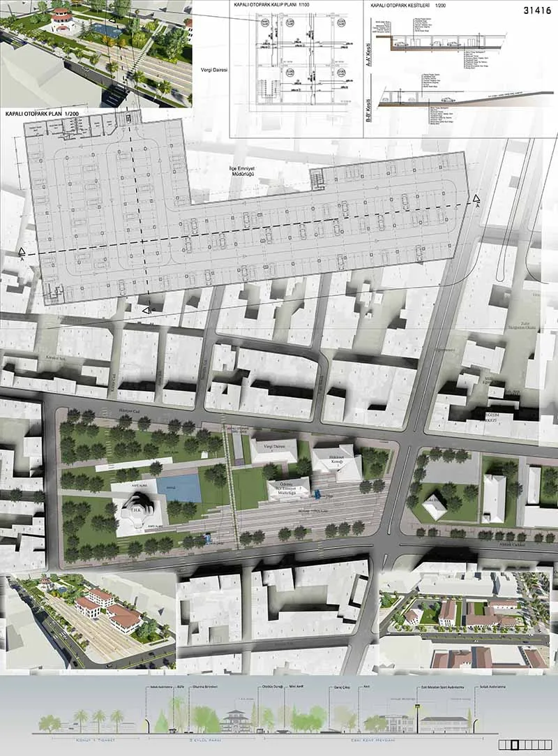 Ödemiş City Centre and Surroundings Urban Design Ideas Competition - 3