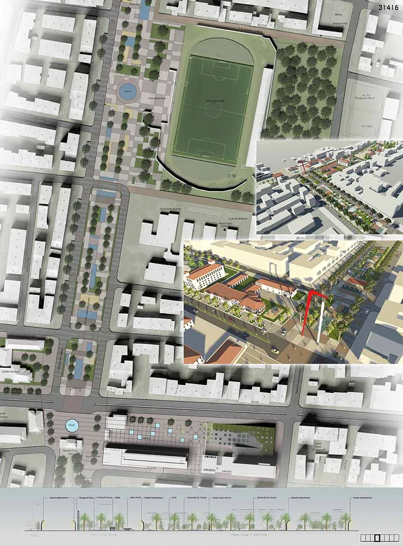 Ödemiş City Centre and Surroundings Urban Design Ideas Competition - 4