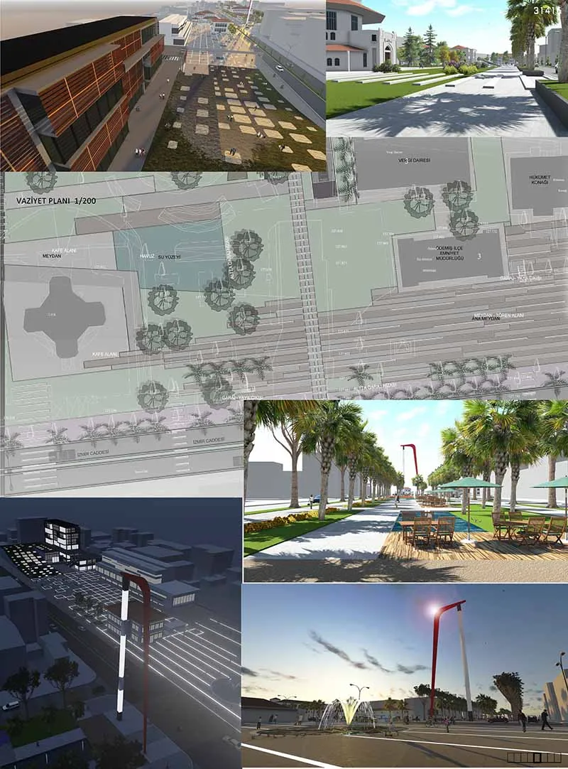 Ödemiş City Centre and Surroundings Urban Design Ideas Competition - 5