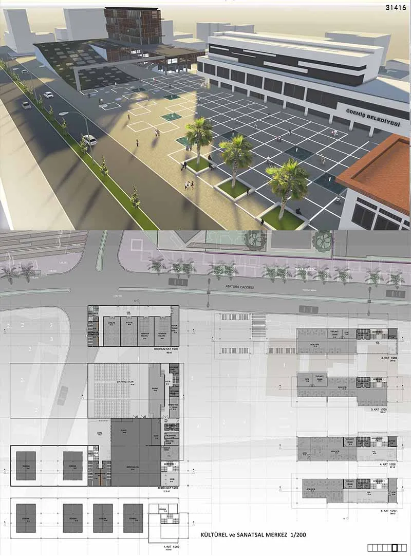 Ödemiş City Centre and Surroundings Urban Design Ideas Competition - 6