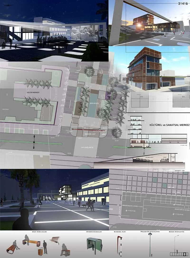 Ödemiş City Centre and Surroundings Urban Design Ideas Competition - 7