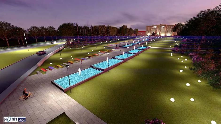 Harran Üniversitesi Yerleşkesi, Anıt, Rektörlük, Bisiklet Yolu, Spor Merkezi Düzenlemeleri - 7