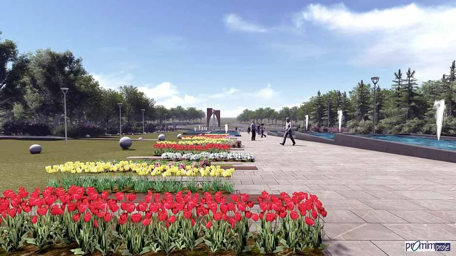 Harran Üniversitesi Yerleşkesi, Anıt, Rektörlük, Bisiklet Yolu, Spor Merkezi Düzenlemeleri - 10