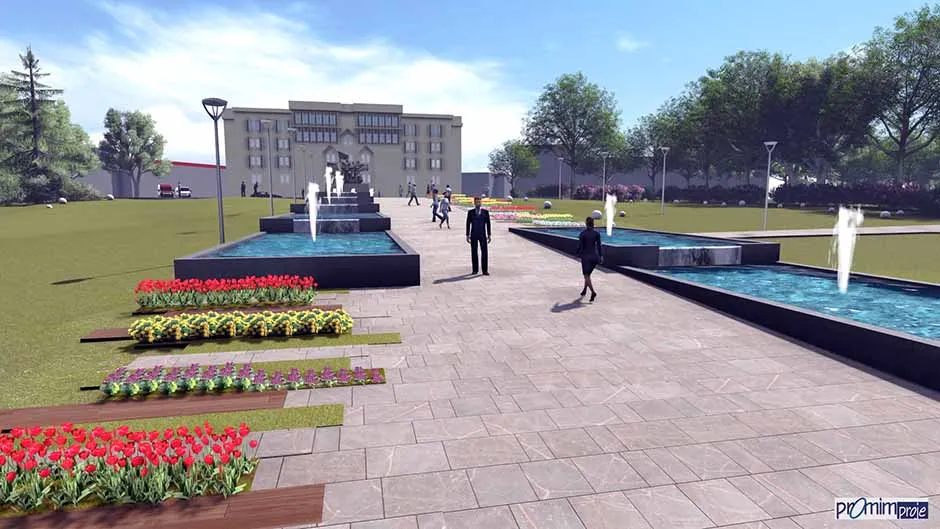 Harran Üniversitesi Yerleşkesi, Anıt, Rektörlük, Bisiklet Yolu, Spor Merkezi Düzenlemeleri - 14