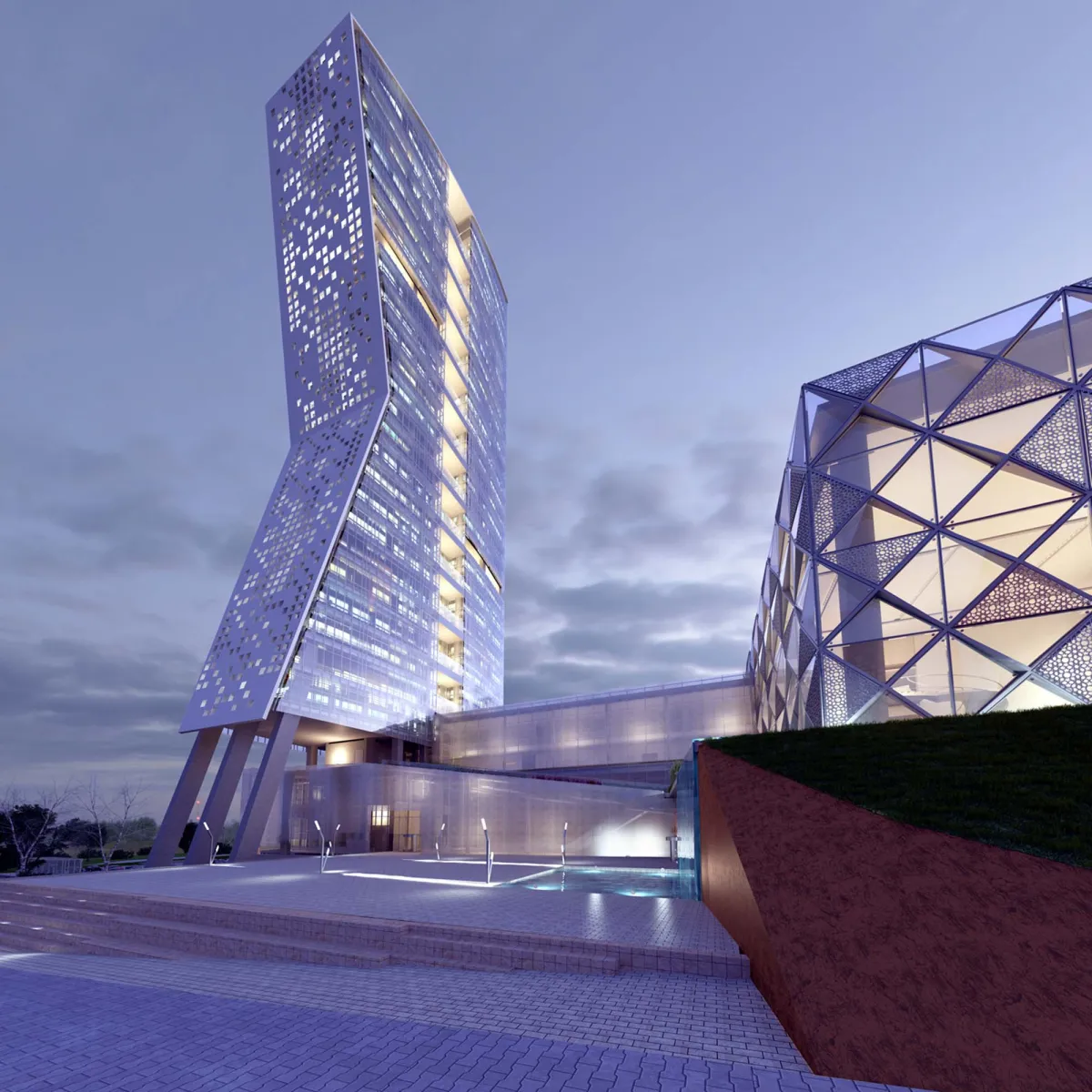 Ministry of Transport, Maritime Affairs and Communications Service Building
